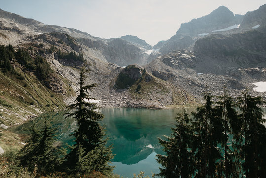 Reflecting Lake In Canada