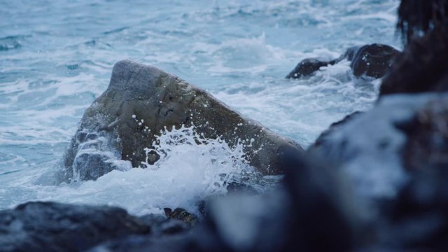 Stein in einer Bucht - Stone in a Bay