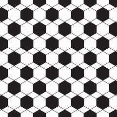 Pattern geometry of hexagon background. Pattern is on swatch panel.
