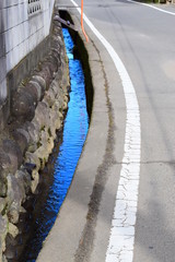 道路脇の水路