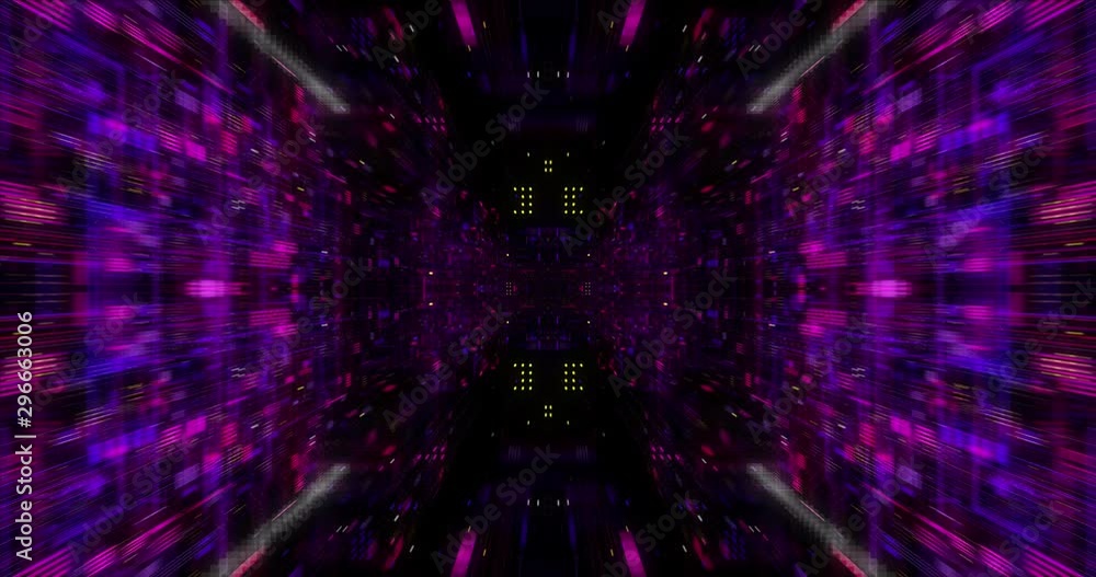 Poster abstract creative virtual reality cyberspace background. hyper jump into another world. speed of lig