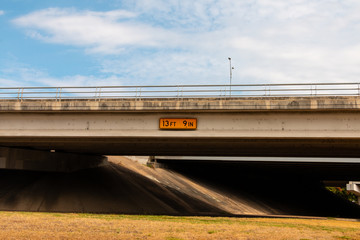 Highway Overpass 13 feet 9 inches