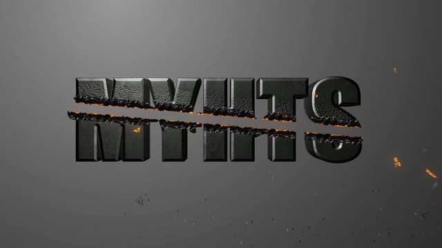 Crossfire Effects myhts on dark backgorund, 3D Rendering