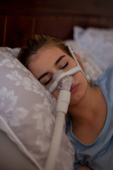 Side sleeping with cpap mask