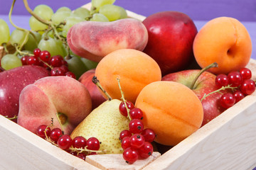 Fresh fruits as source minerals and vitamins. Healthy lifestyles, slimming and dieting