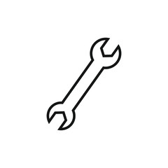 wrench icon vector illustration sign