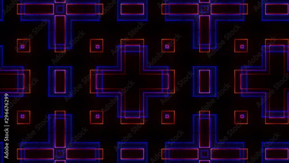 Poster glowing neon light vj loop led screen background