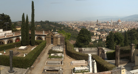 Cemetery of San Miniato, by the Piazzale Michelangelo in Florence