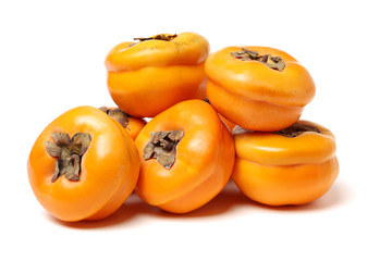 Persimmon on a white background