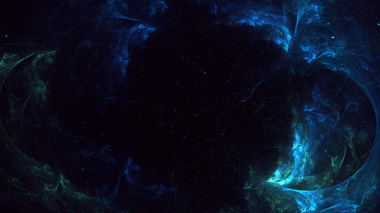 Fractal 3D rendering abstract light surreal background