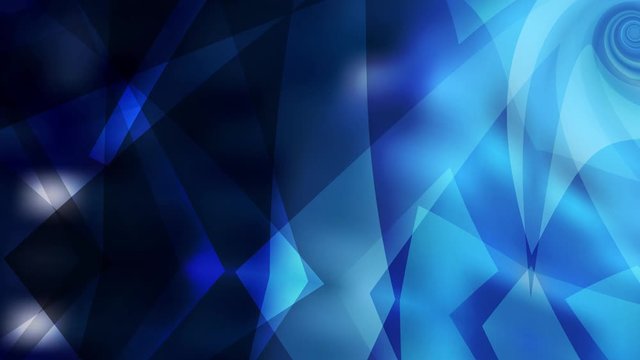 black and blue geometric slow moving abstract motion background