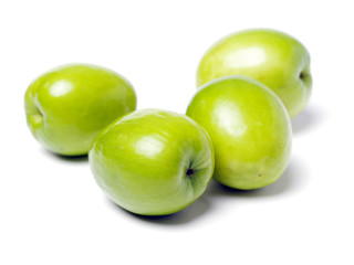 Fresh juicy jujube isolated on white background
