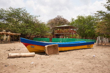 Fishing boat in Nicaragua
