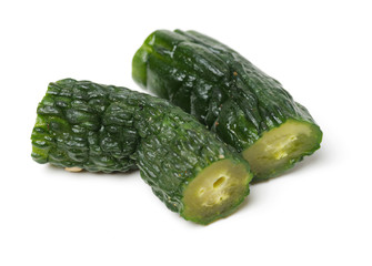 Pickles isolated on white background 