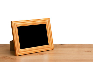 photo frame on table