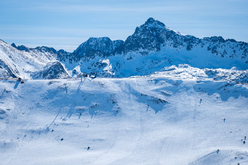 Fototapeta premium Andorra GrandValira Ski. Pyrenees Mountains