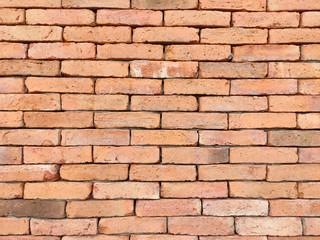 red brick wall texture  background with old - 296689670