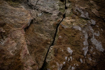 crack in rock