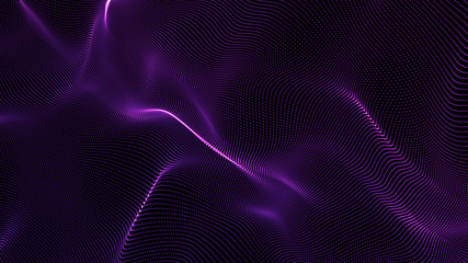Lines Background. Abstract line. Striped pattern, Curve neon element. Dynamic backdrop. Presentation cover. Violet color