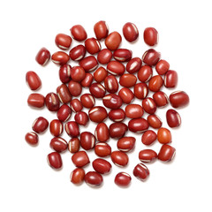 red beans isolated on white background