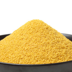 Millet on white background 