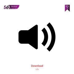 Outline Black speaker  icon vector isolated on white background. Popular icons for 2019 year. ui-kit-collection. Graphic design, mobile application, logo, user interface. EPS 10 format vector