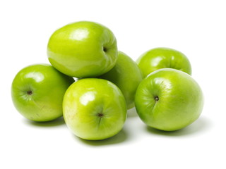 Juicy jujube isolated on white background