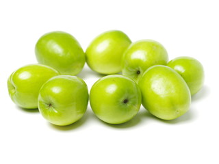 Juicy jujube isolated on white background