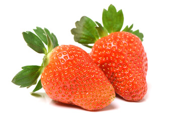strawberry isolated over white background