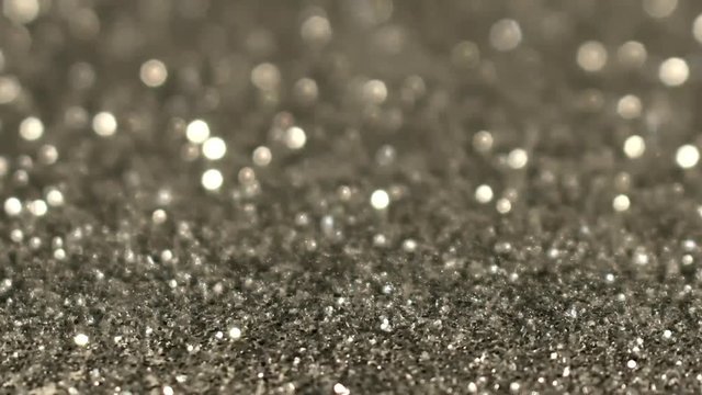 beautiful festive shiny video with shimmering silver sequins