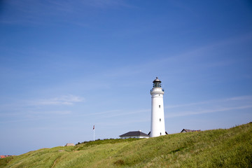 Fototapeta na wymiar Lighthouse in Hirtshals