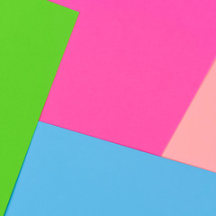 Bright paper background of several colors.