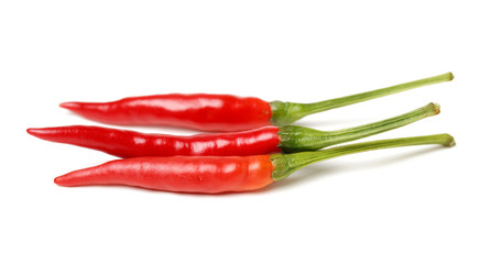 Red pepper isolated on white background