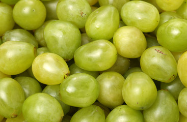 green grapes background 