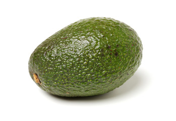 Avocado on a white background