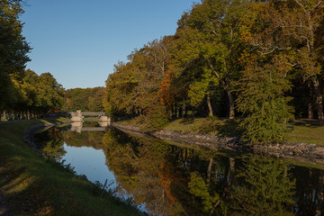 Obraz premium Autumn colour full landscape in Stockholm