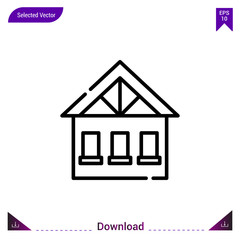 house vector . Best modern, simple, isolated, type-of-houses , logo, flat icon for website design or mobile applications, UI / UX design vector format