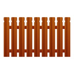 Metal fence icon. Cartoon of metal fence vector icon for web design isolated on white background
