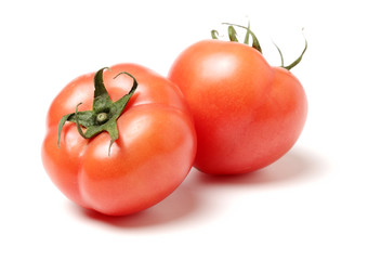 Fresh tomato isolated on white background