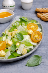 Salad of raw vegetables
