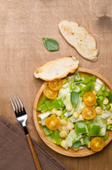 Salad of raw vegetables