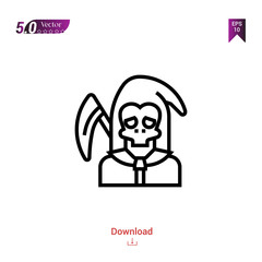 death game character  vector . Best modern, simple, isolated, game, logo, flat icon for website design or mobile applications, UI / UX design vector format