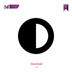 Outline Black contrast icon vector isolated on white background. Popular icons for 2019 year. ui-kit-collection. Graphic design, mobile application, logo, user interface. EPS 10 format vector