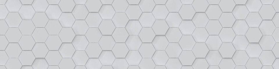 Abstract Hexagon Geometric Surface Loop 1A: light bright clean minimal hexagonal grid pattern, random waving motion background canvas in pure wall architectural white. 