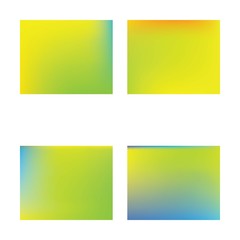 Soft color gradient background.