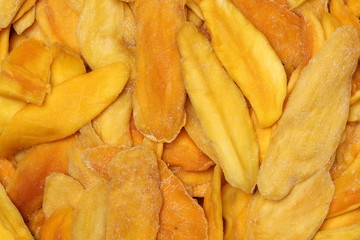 Mango. dry mango background