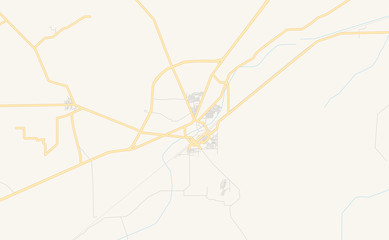 Printable street map of Sadiqabad, Pakistan