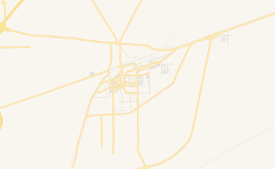 Printable street map of Khanewal, Pakistan