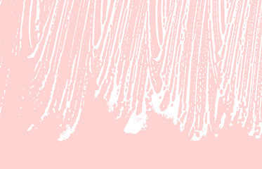 Grunge texture. Distress pink rough trace. Grand b
