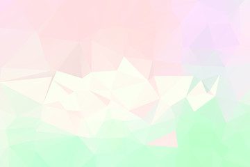 Light Pink vector modern geometric abstract background  , Multicolor, Rainbow vector triangle mosaic template
